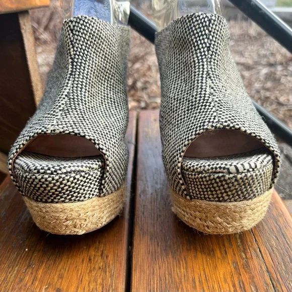 Jeffrey Campbell Havana Last tweed size 9 never worn platform wedge - Picture 5 of 15